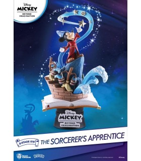 Diorama Mickey Mouse Aprendiz De Brujo Disney 15 cms