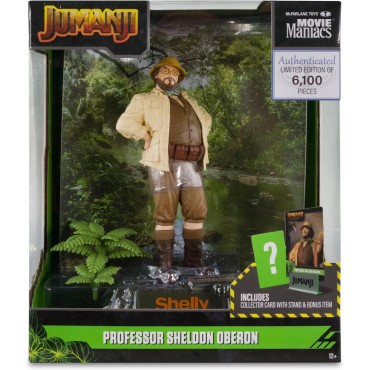 Figura Professor Sheldon Oberon Shelly Jumanji Estatua 15 cms