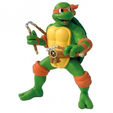 Figura Michelangelo Las Tortugas Ninja TMNT 9 cms