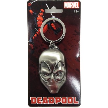 Llavero Máscara Deadpool Marvel Metálico 