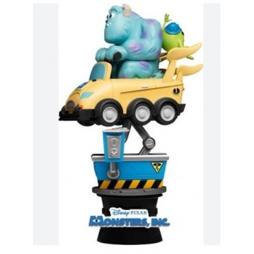 Diorama Sully En Coche Monstruos S.A. Disney Pixar 16 cms