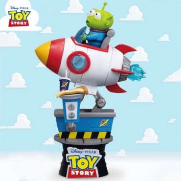Diorama Alien En Cohete Toy Story Disney Pixar 15 cms