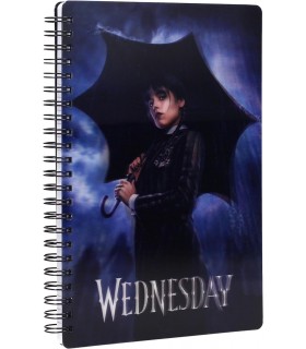 Libreta Efecto 3D Wednesday Espiral
