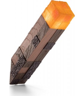 Réplica Antorcha Con Luz Minecraft 25 cms