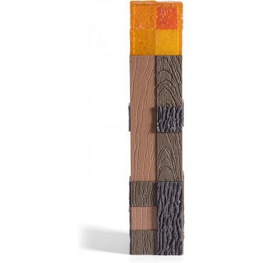 Réplica Antorcha Con Luz Minecraft 25 cms