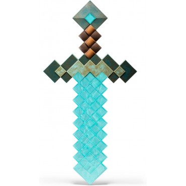 Réplica Espada Diamond Sword Minecraft 50 cms