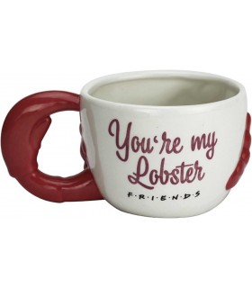 Taza 3D Langosta Friends Cerámica 500 mls