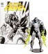 Figura Black Adam Page Punchers DC Con Cómic Line Art Variant Articulada 18 cms