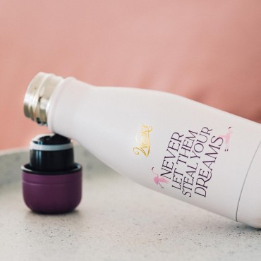 Botella Wonka Never Let Them Steal Your Dreams Metálica 260 mls