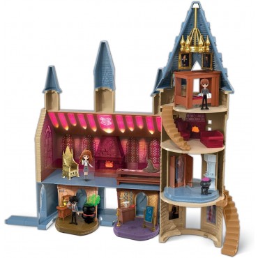 Castillo Hogwarts Magical Minis Harry Potter Con Luz Y Sonido 55 cms