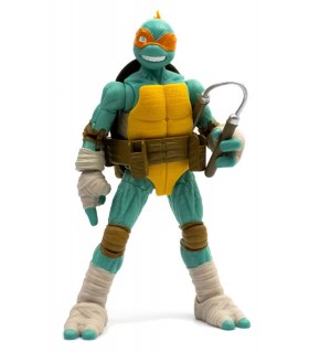Figura Michelangelo Las Tortugas Ninja Articulada 13 cms