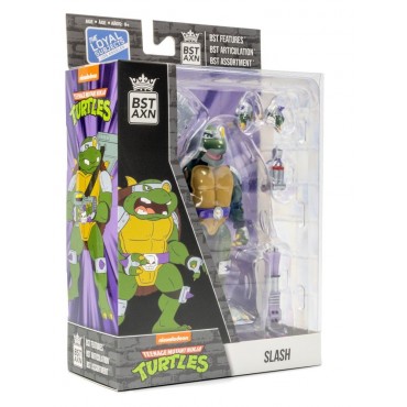 Figura Slash Las Tortugas Ninja Articulada 13 cms