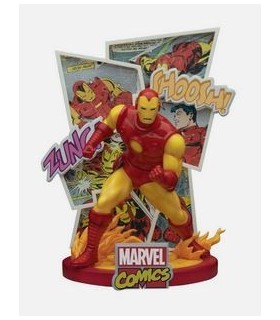 Figura Diorama Iron Man Marvel Comics 16 cms