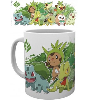 Taza Pokemon Grass Partners Cerámica 320 ml