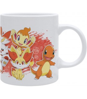 Taza Pokemon Fire Starters White Cerámica 320 ml