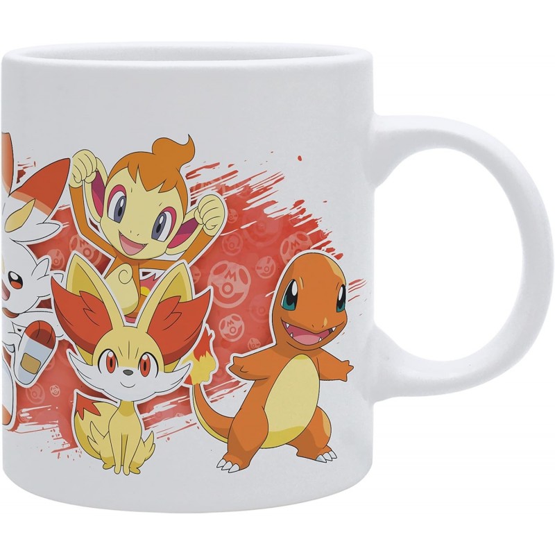 Taza Pokemon Fire Starters White Cerámica 320 ml