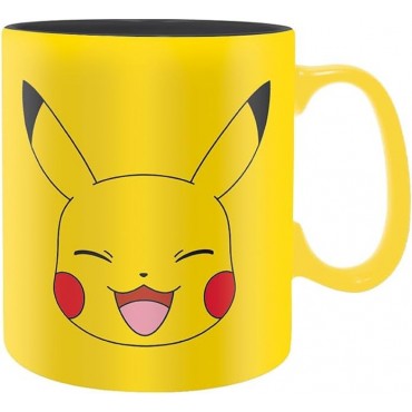 Taza Pokemon Pikachu Face Cerámica 460 ml