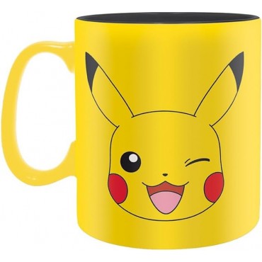 Taza Pokemon Pikachu Face Cerámica 460 ml