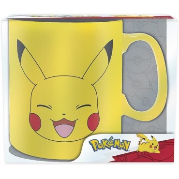 Taza Pokemon Pikachu Face Cerámica 460 ml