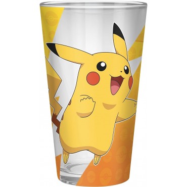Vaso Pokemon Pikachu Foil Cristal 400 ml