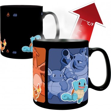 Taza Pokemon Evolve Térmica Cerámica 460 ml
