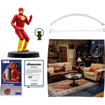 Figura Sheldon Cooper Flash Big Bang DC Edición Limitada 15 cms
