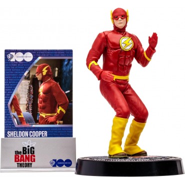 Figura Sheldon Cooper Flash Big Bang DC Edición Limitada 15 cms