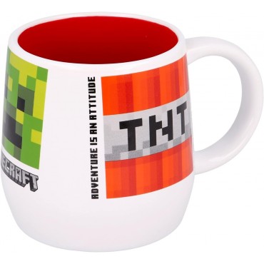 Taza Minecraft Cerámica 360 ml