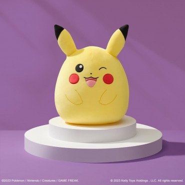 Peluche Winking Pikachu Pokémon Squishmallows 35 cms