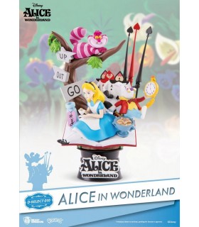 Figura Diorama Alicia En El País De Las Maravillas Disney D-Stage 15 cms
