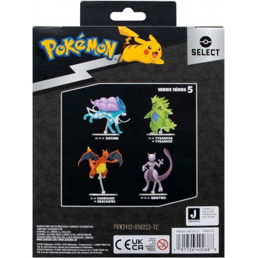 Figura Tyranitar Pokémon 25 Aniversario 15 cms