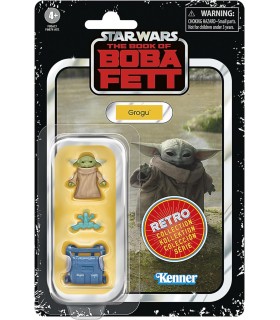 Figura Grogu Star Wars The Book Of Boba Fett Retro Articulada 4 cms