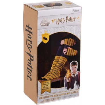Kit Costura Calcetines Holgados Y Guantes Hufflepuff Harry Potter