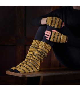 Kit Costura Calcetines Holgados Y Guantes Hufflepuff Harry Potter