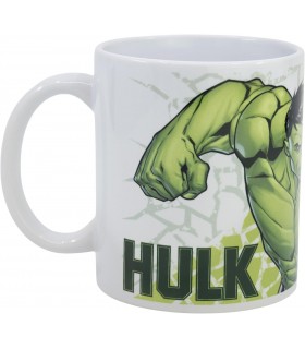 Taza La Fuerza del Puño Hulk Los Vengadores Marvel Cerámica 320 mls