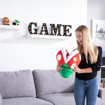 Peluche Mocchi Mocchi Planta Piraña Mario Kart Super Mario Bros 37 cms