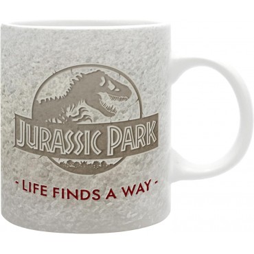 Taza Life Finds A Way Jurassic Park Cerámica 320 mls