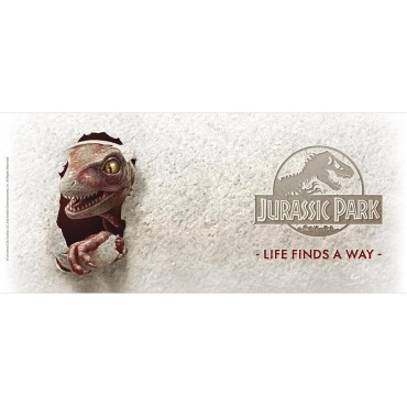 Taza Life Finds A Way Jurassic Park Cerámica 320 mls