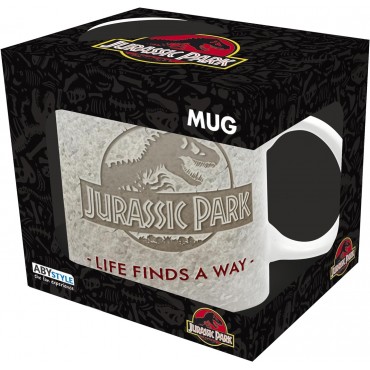 Taza Life Finds A Way Jurassic Park Cerámica 320 mls