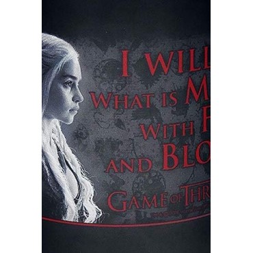 Taza Fire And Blood Juego De Tronos Game Of Thrones Cerámica 320 mls
