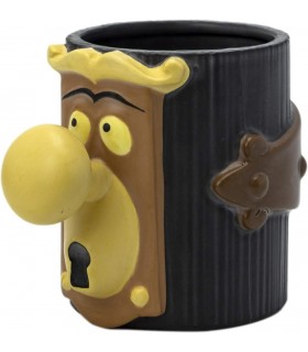 Taza 3D Pomo De Puerta Alicia En El País De Las Maravillas Disney Cerámica 500 mls