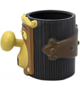 Taza 3D Pomo De Puerta Alicia En El País De Las Maravillas Disney Cerámica 500 mls