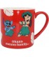 Taza Ohana Means Family Lilo & Stitch Bailando Disney Cerámica 310 mls
