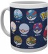 Taza Tipos De Poke Ball Pokémon Nintendo Cerámica 320 mls