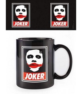Taza Obey The Joker El Caballero Oscuro Batman DC Cerámica 320 mls