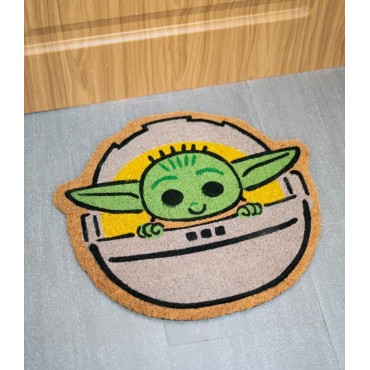 Felpudo Grogu En Cuna The Mandalorian Star Wars 55 x 50 cms