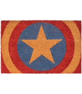 Felpudo Escudo Capitán América Marvel 60 x 40 cms