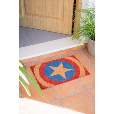 Felpudo Escudo Capitán América Marvel 60 x 40 cms