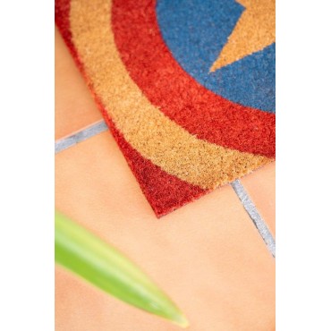 Felpudo Escudo Capitán América Marvel 60 x 40 cms