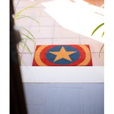 Felpudo Escudo Capitán América Marvel 60 x 40 cms